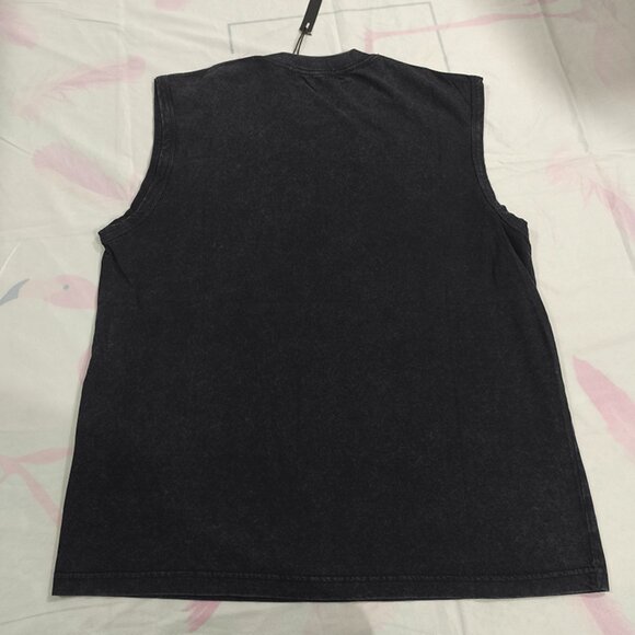 Amiri Black Sleeveless Eagle Graphic T-Shirt - Picture 4 of 5